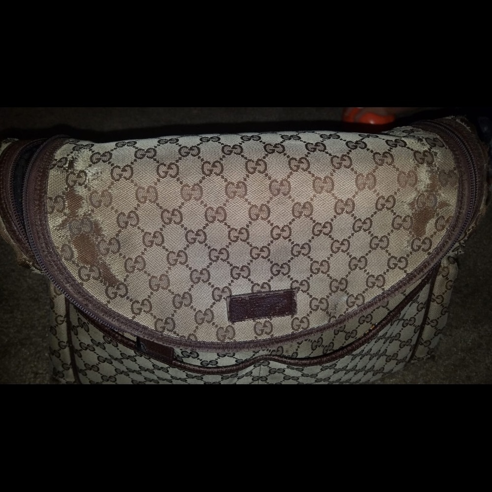 Gucci Canvas Diaper bag